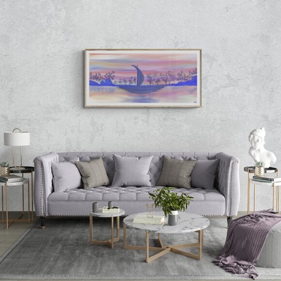 Magical Dusk | romantic | Modern Wall Art Decor | Minimalist Digital Print - Picture 3 of 3